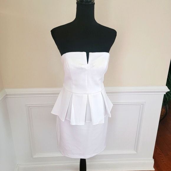 Bisou  Bisou White Tube Top Dress - Picture 6 of 8